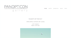 Desktop Screenshot of panopticongallery.com