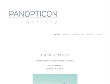 Tablet Screenshot of panopticongallery.com